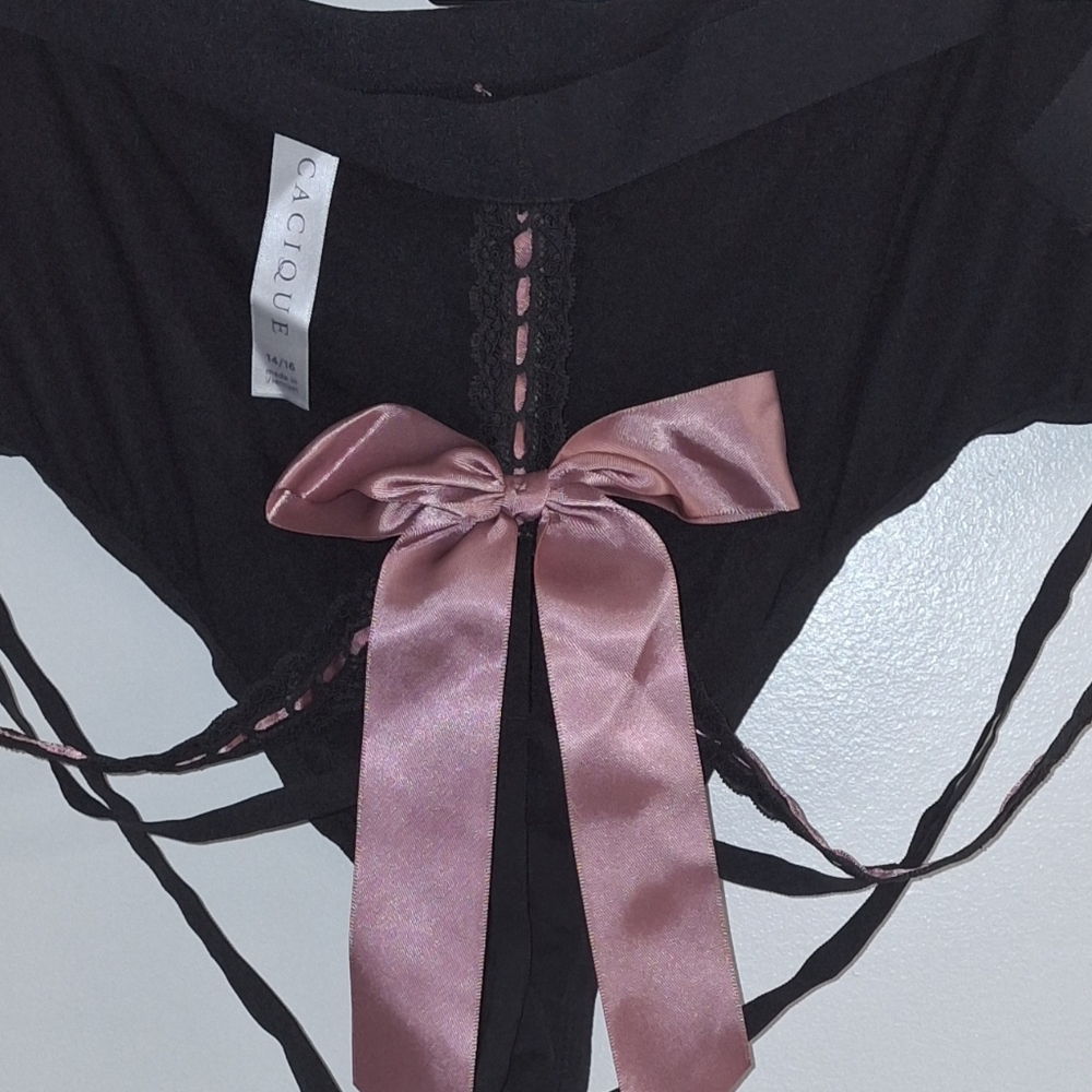 Cacique Plus Size Open Back Panties 14/16